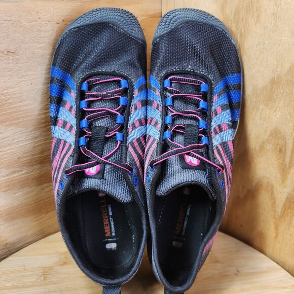Merrell Womens Vapor Glove Minimalist Barefoot Vibram Black Running Shoes Size 9 - Picture 6 of 9